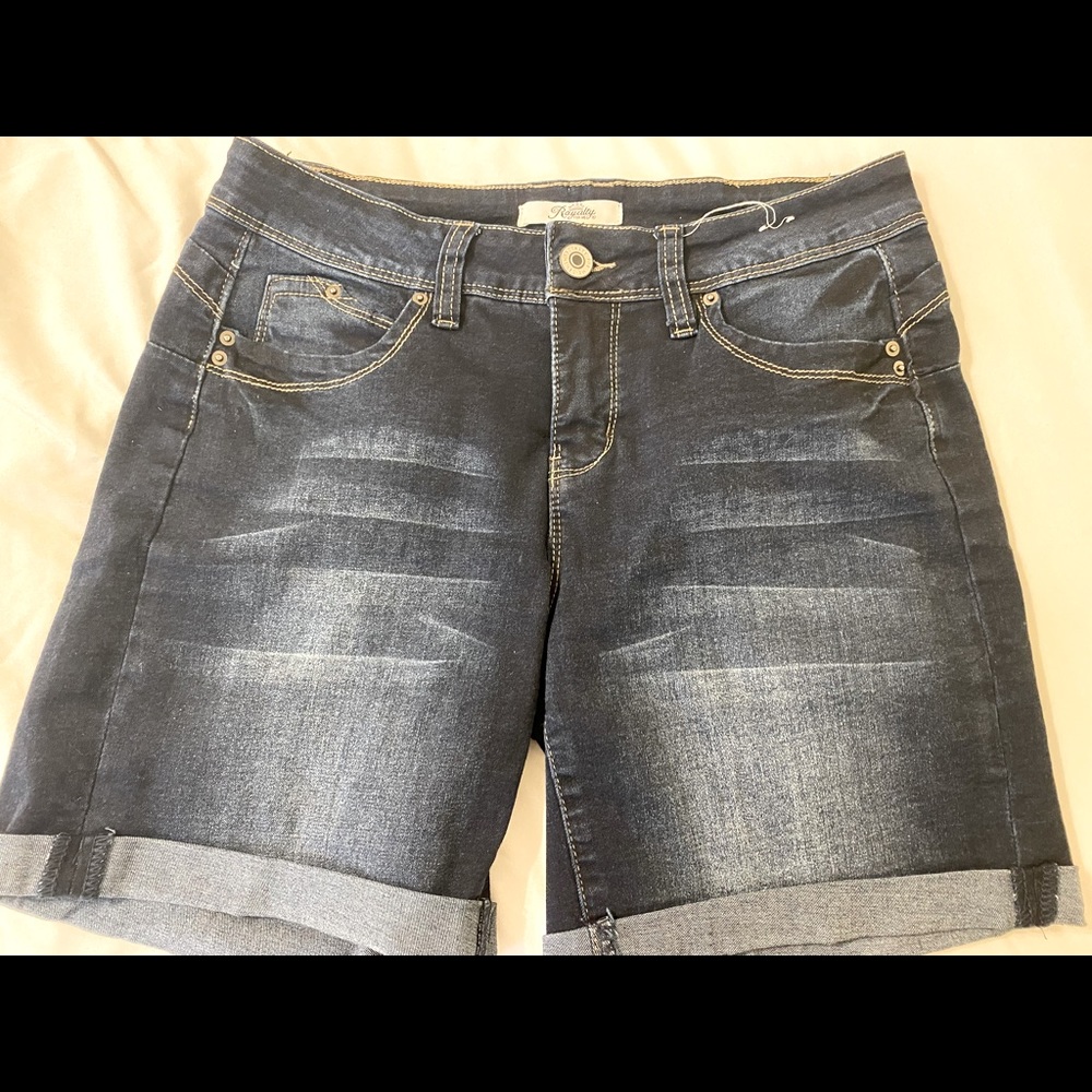 Denim shorts